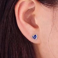 Hridaya Studs in 92.5 Silver