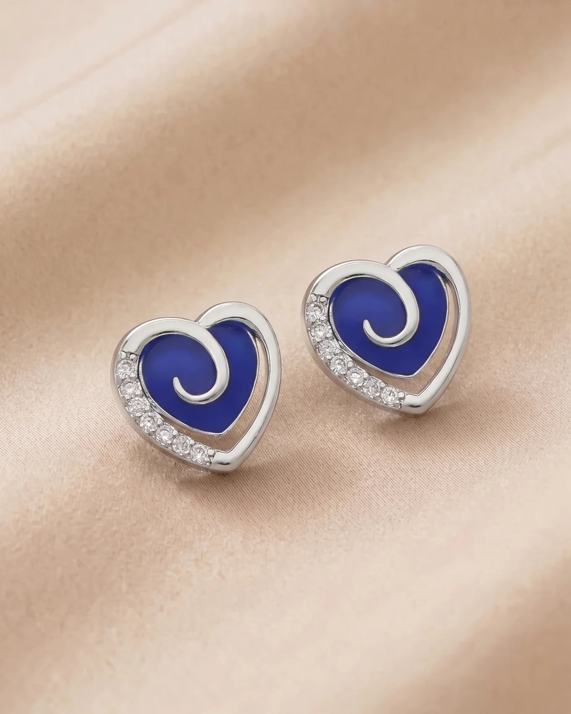 Hridaya Studs in 92.5 Silver