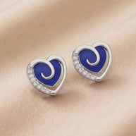 Hridaya Studs in 92.5 Silver