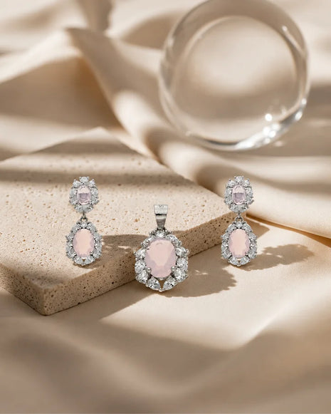 Drop & Dazzle Charm Duo in 92.5 Silver - Silsila by Dvaar