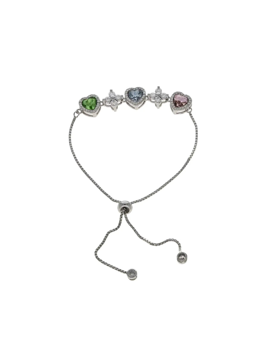 Lil Heart Bracelet in 92.5 Silver