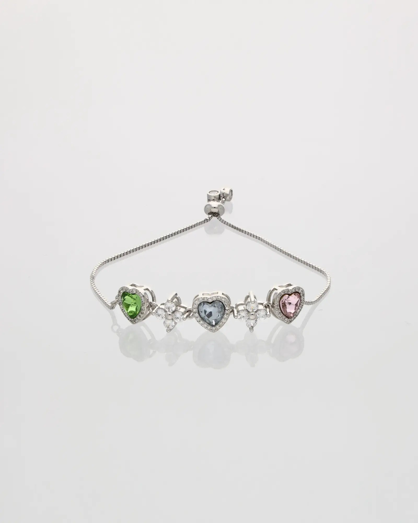 Lil Heart Bracelet in 92.5 Silver