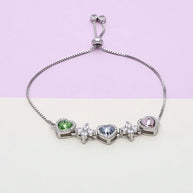 Lil Heart Bracelet in 92.5 Silver