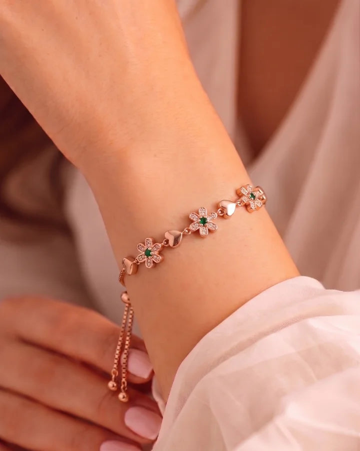 Petal Bracelet in 92.5 Silver