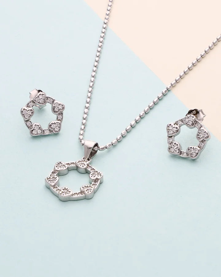 Dil Charm Duo in 92.5 Silver