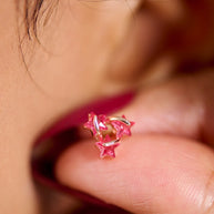 Ruby Charm Duo in 92.5 Silver