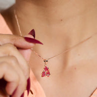 Ruby Charm Duo in 92.5 Silver - Silsila by Dvaar