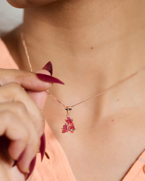Ruby Charm Duo in 92.5 Silver - Silsila by Dvaar