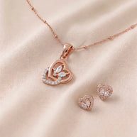 Dual Heart Charm Duo in 92.5 Silver