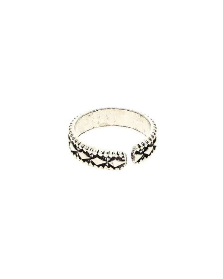 Paridhi Toe Rings worn view - Silsila by Dvaar