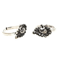 Peacock Toe Rings detail - Silsila by Dvaar