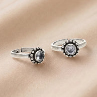 Heirloom Toe Rings in 92.5 Silver