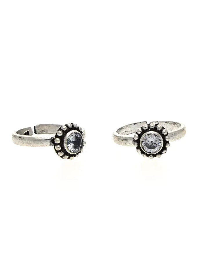 Heirloom Toe Rings in 92.5 Silver