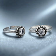 Heirloom Toe Rings in 92.5 Silver