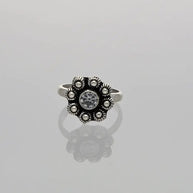 Floral Toe Rings side view - Silsila by Dvaar
