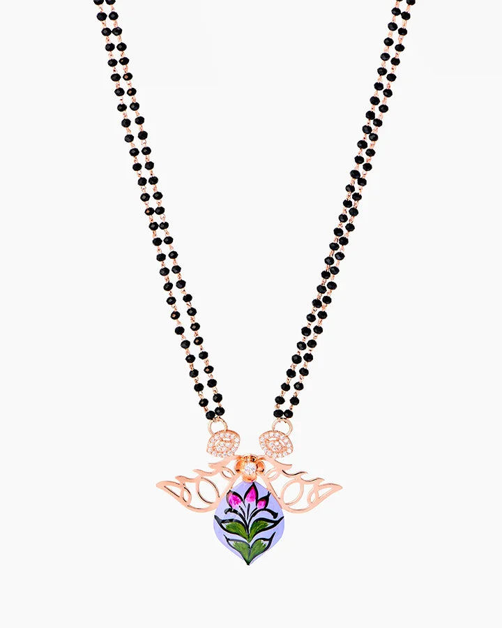 Wings Mangalsutra in 92.5 Silver