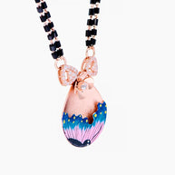 Aqualis Mangalsutra in 92.5 Silver side view - Silsila by Dvaar