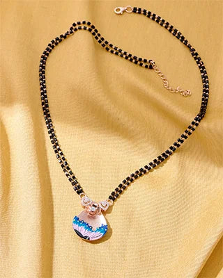 Aqualis Mangalsutra in 92.5 Silver - Silsila by Dvaar