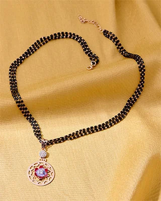 Rosalia Mangalsutra in 92.5 Silver - Silsila by Dvaar
