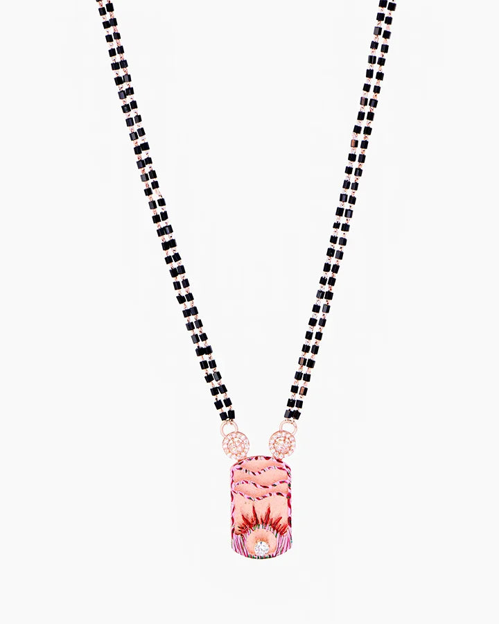 Solaria Mangalsutra in 92.5 Silver
