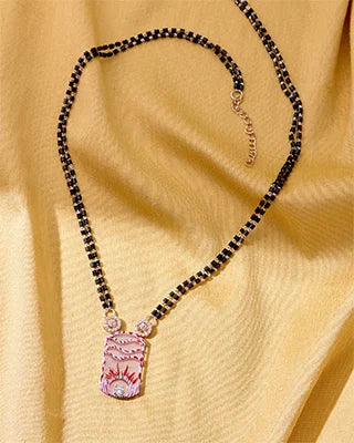 Solaria Mangalsutra in 92.5 Silver