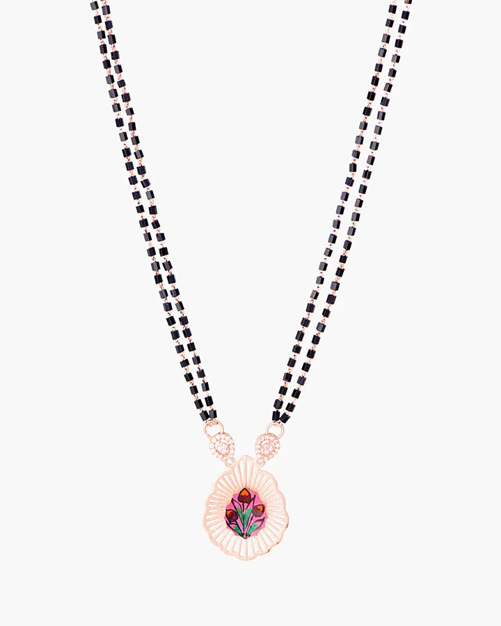 Flora Mangalsutra in 92.5 Silver