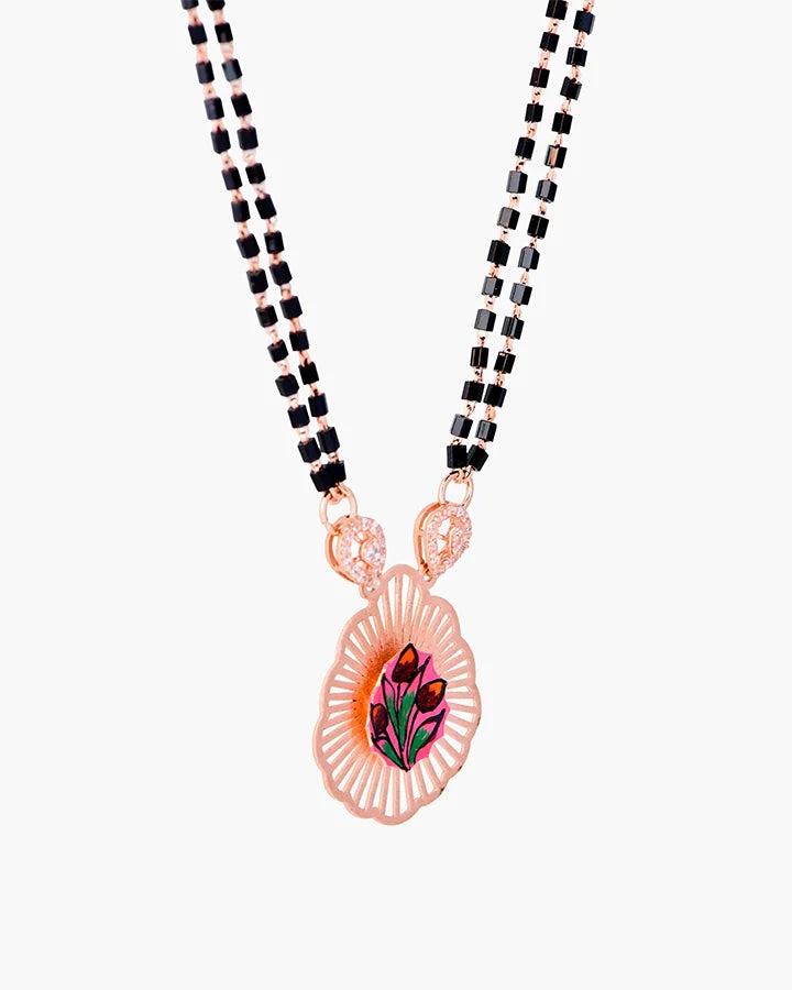 Flora Mangalsutra in 92.5 Silver