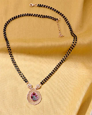 Flora Mangalsutra in 92.5 Silver