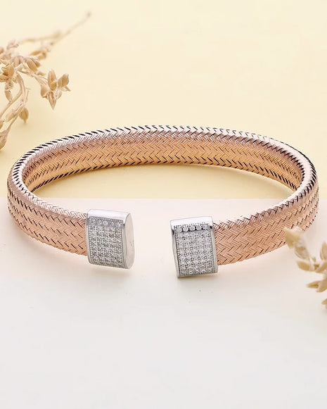 Charm Kada in 92.5 Silver - Silsila by Dvaar