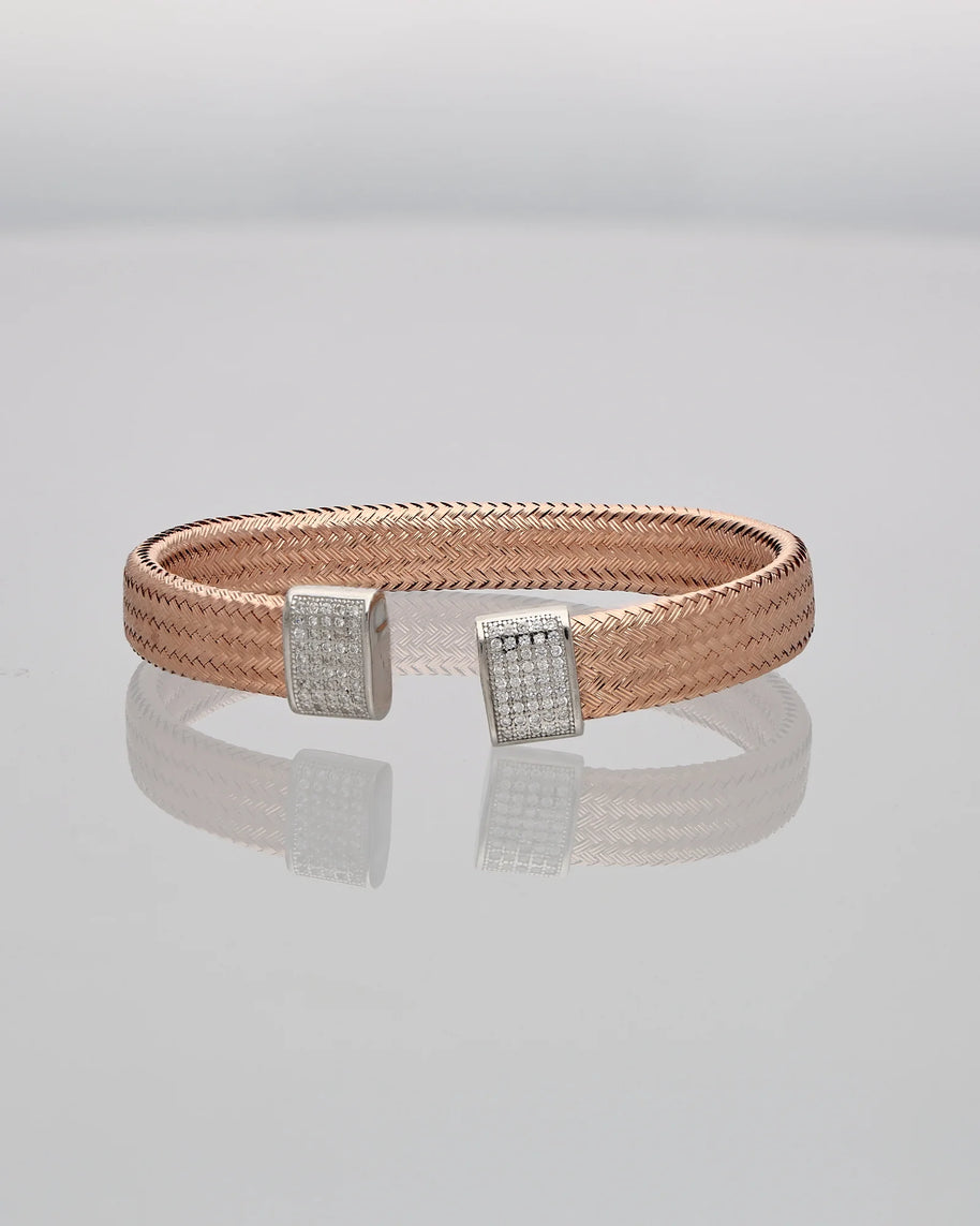 Charm Kada in 92.5 Silver detail - Silsila by Dvaar