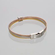 Trinity Charm Bracelet in 92.5 Silver