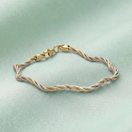 Twisted Bracelet in 92.5 Silver