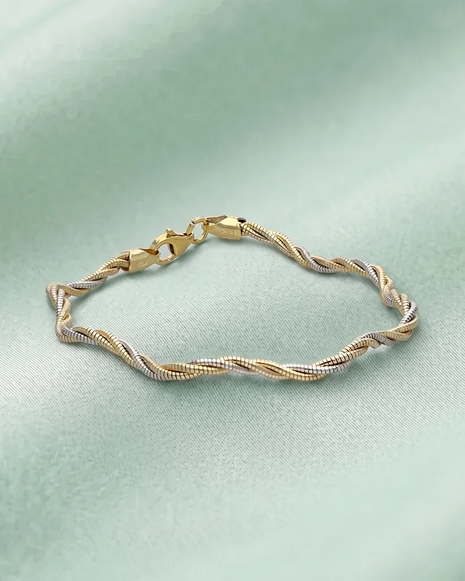 Twisted Bracelet in 92.5 Silver