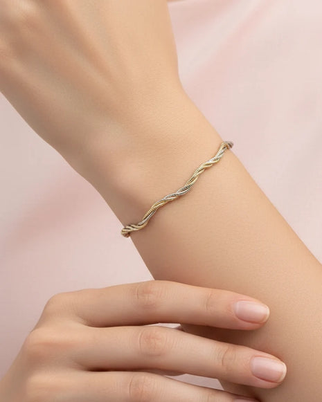 Twisted Bracelet in 92.5 Silver