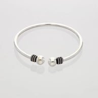 Nostara Kada in 92.5 Silver front view - Silsila by Dvaar