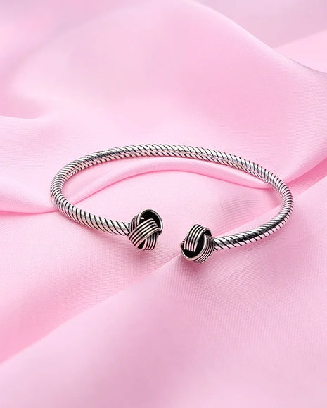 Knot Kada in 92.5 Silver - Silsila by Dvaar