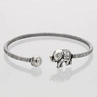 Elephant Grace Kada in 92.5 Silver