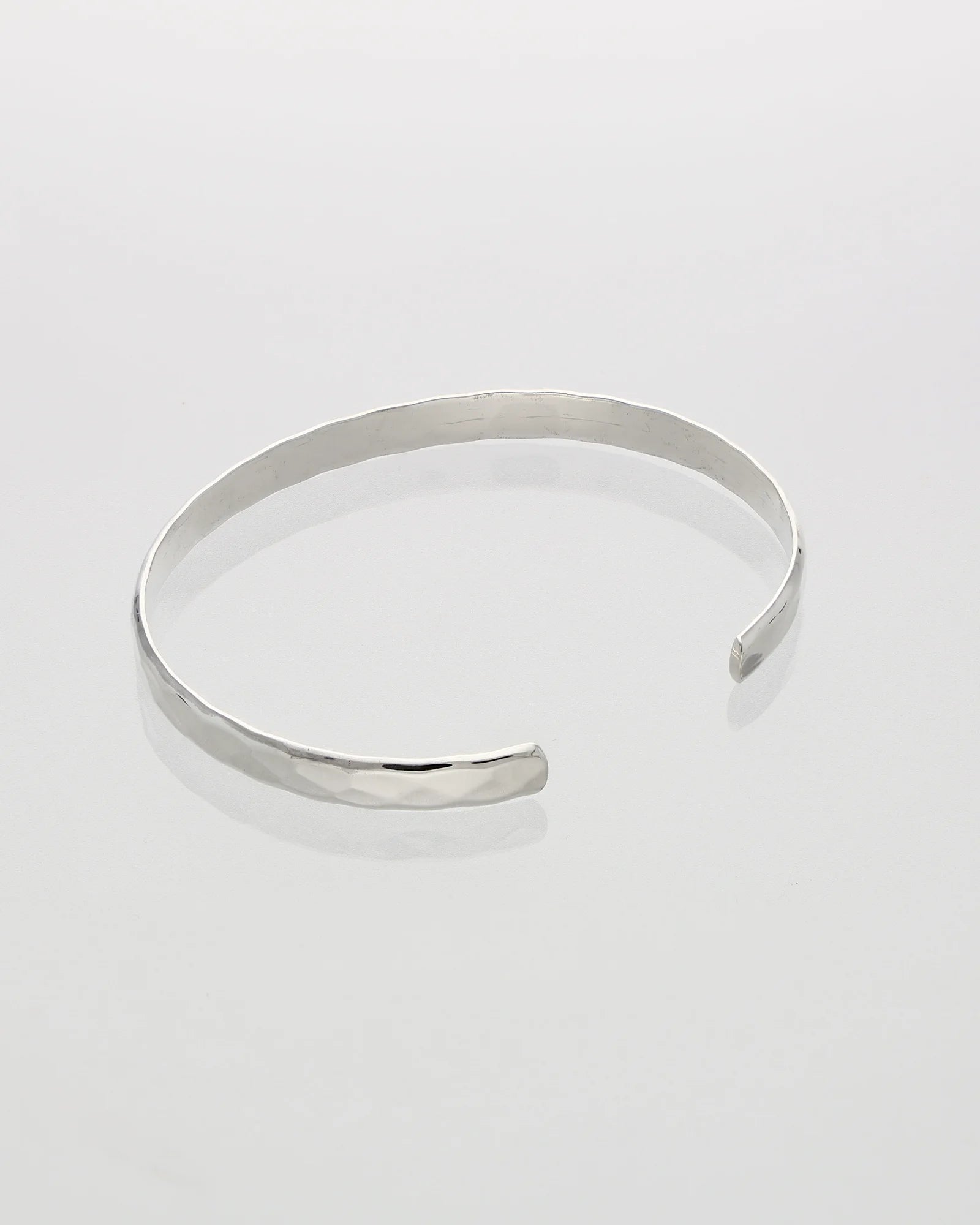 White Luxe Kada in 92.5 Silver