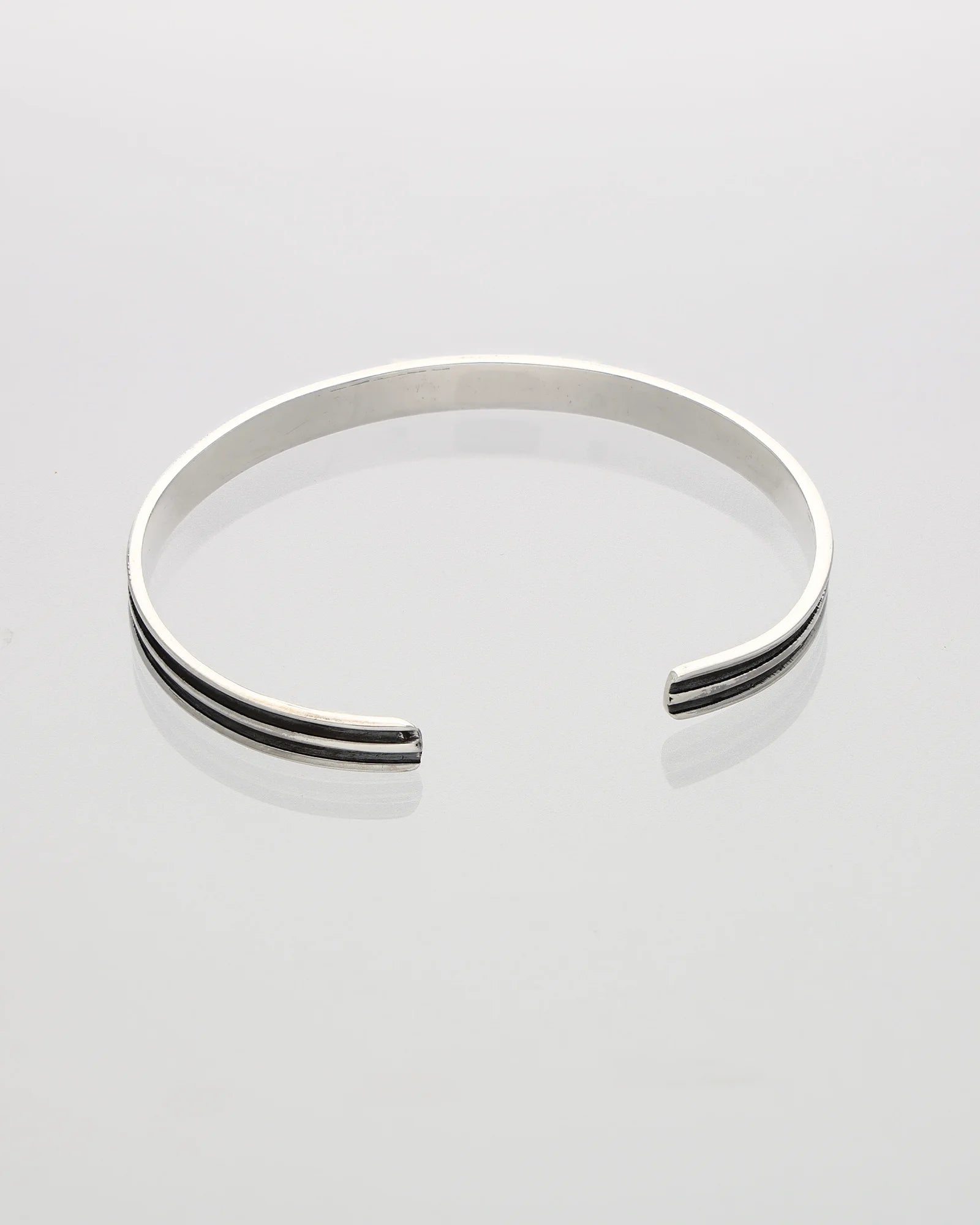 Twin Line Kada in 92.5 Silver