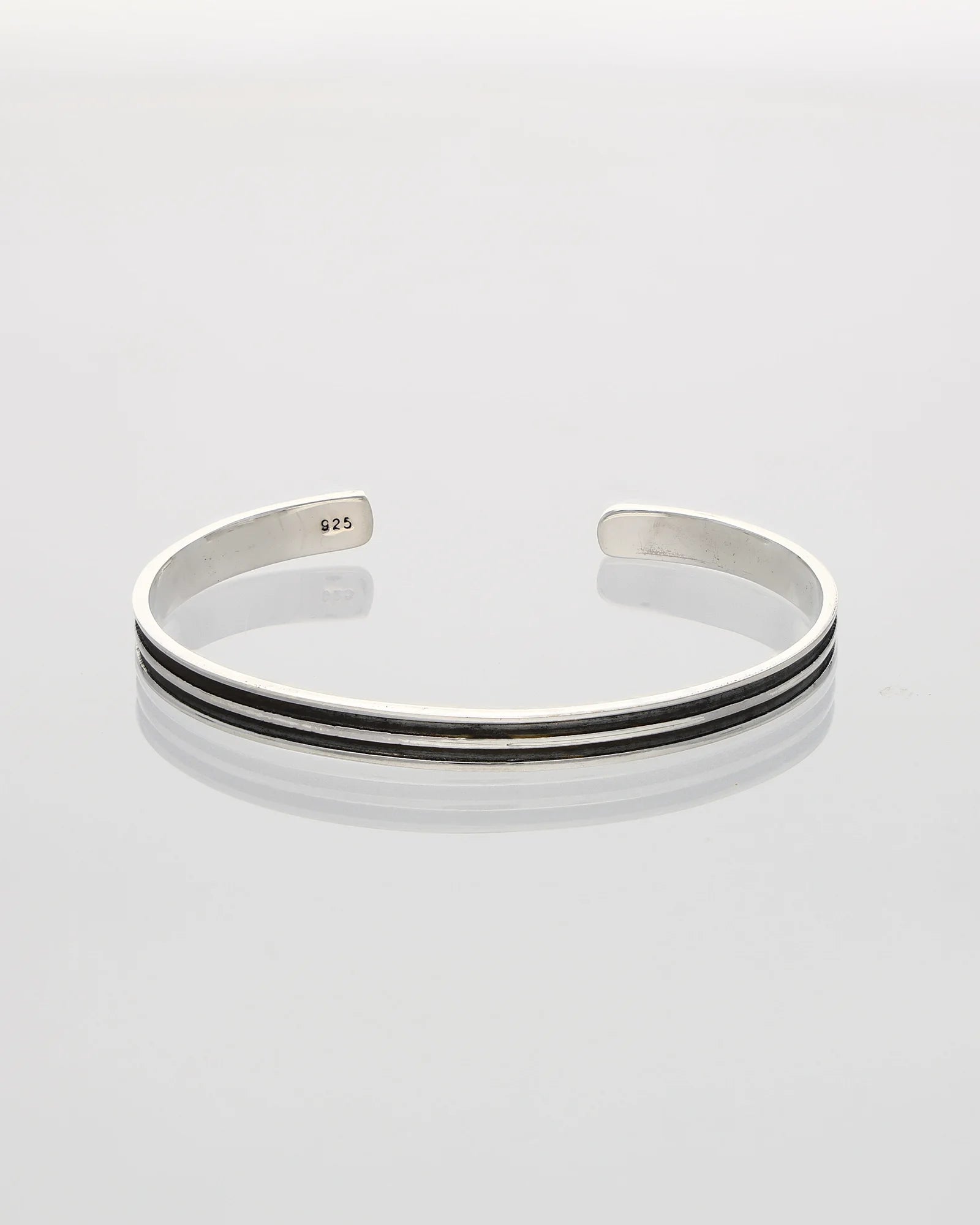 Twin Line Kada in 92.5 Silver
