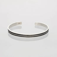 Twin Line Kada in 92.5 Silver