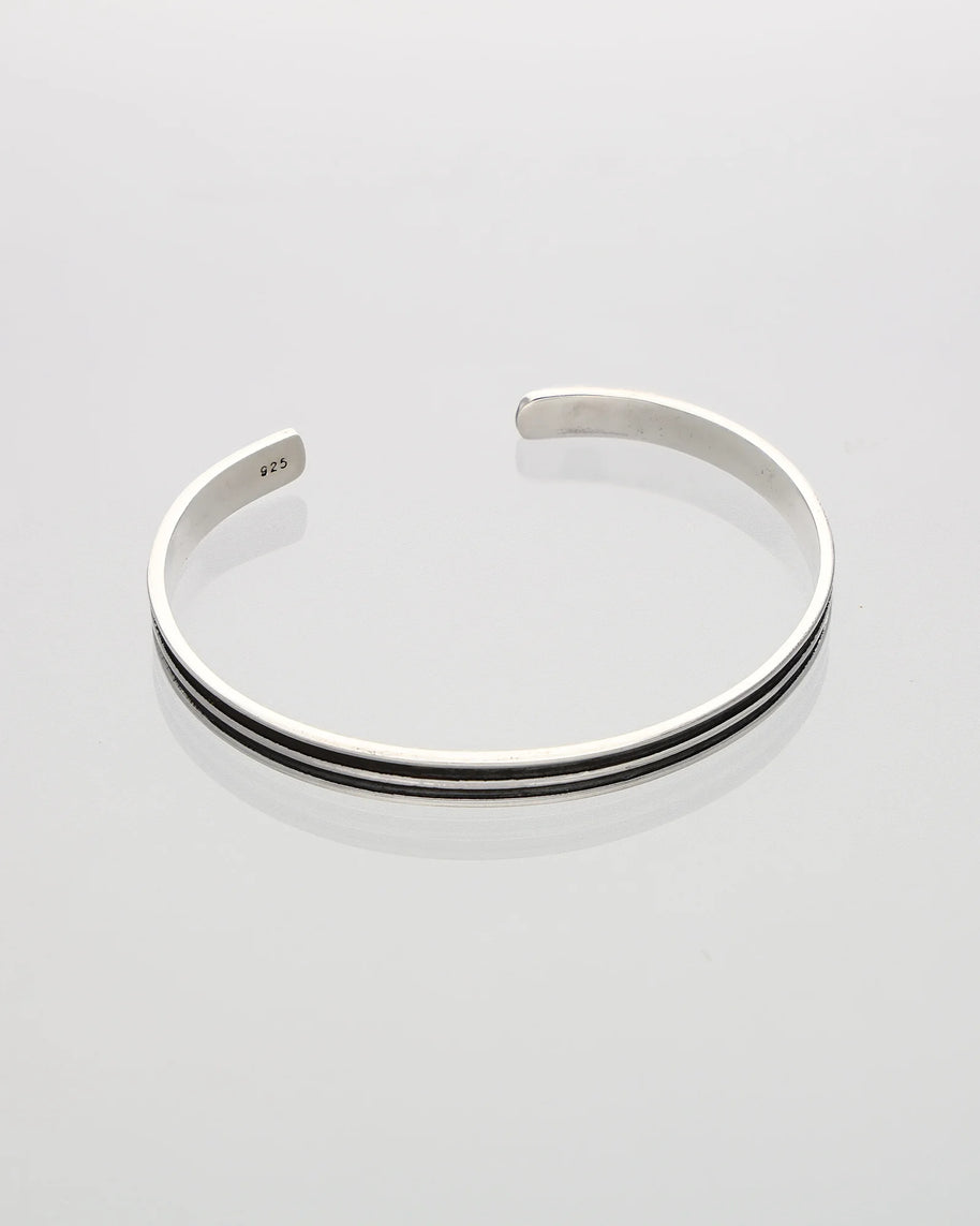 Twin Line Kada in 92.5 Silver
