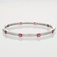 Manisha Kada in 92.5 Silver front view - Silsila by Dvaar
