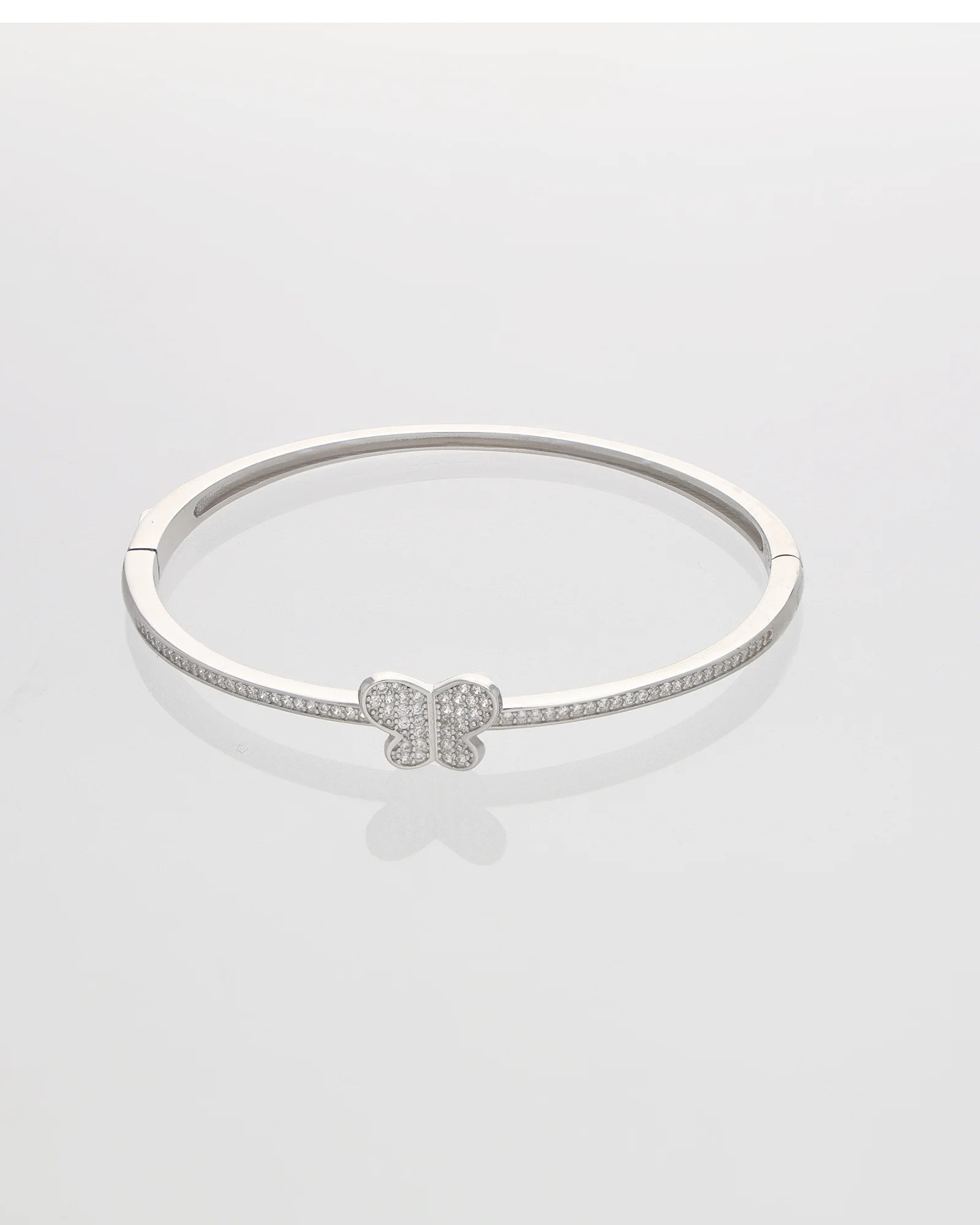 Butterfly Kada in 92.5 Silver detail - Silsila by Dvaar