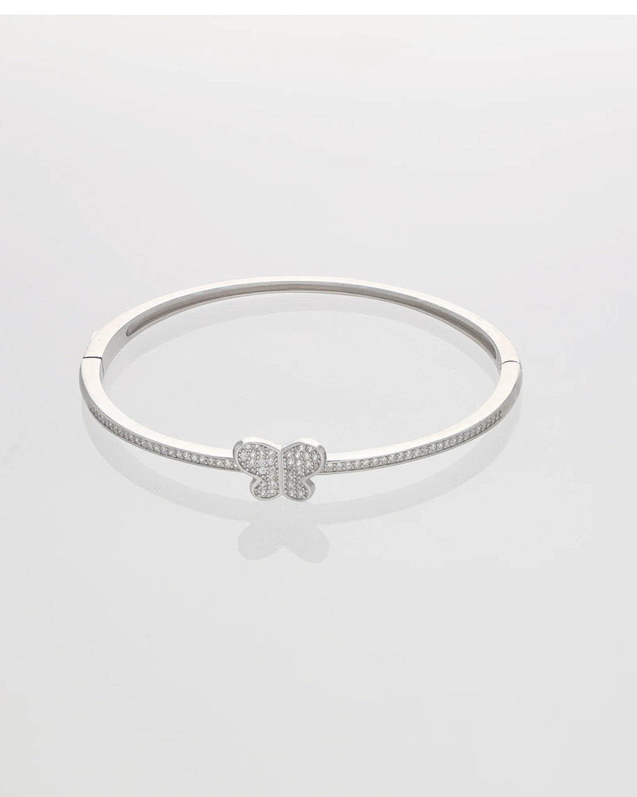 Butterfly Kada in 92.5 Silver detail - Silsila by Dvaar