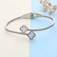 Moonlit MOP Kada in 92.5 Silver