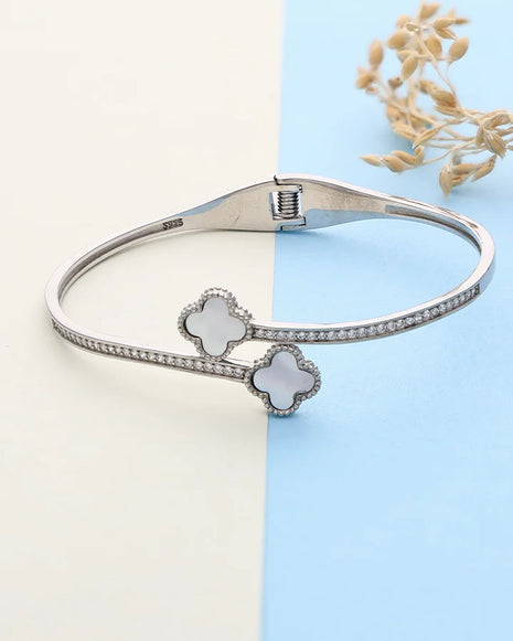 Moonlit MOP Kada in 92.5 Silver