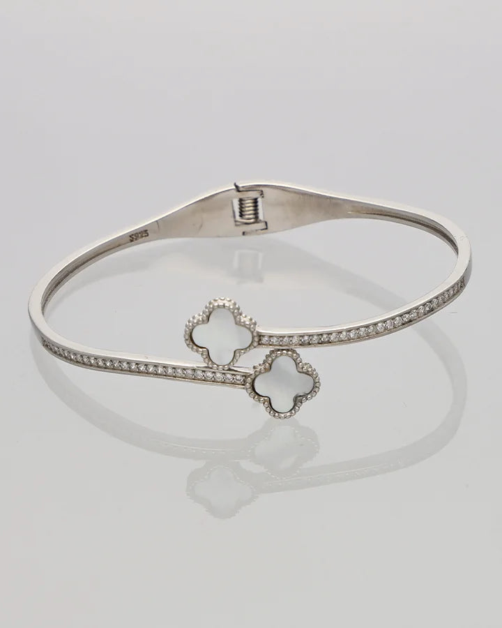 Moonlit MOP Kada in 92.5 Silver