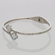 Moonlit MOP Kada in 92.5 Silver