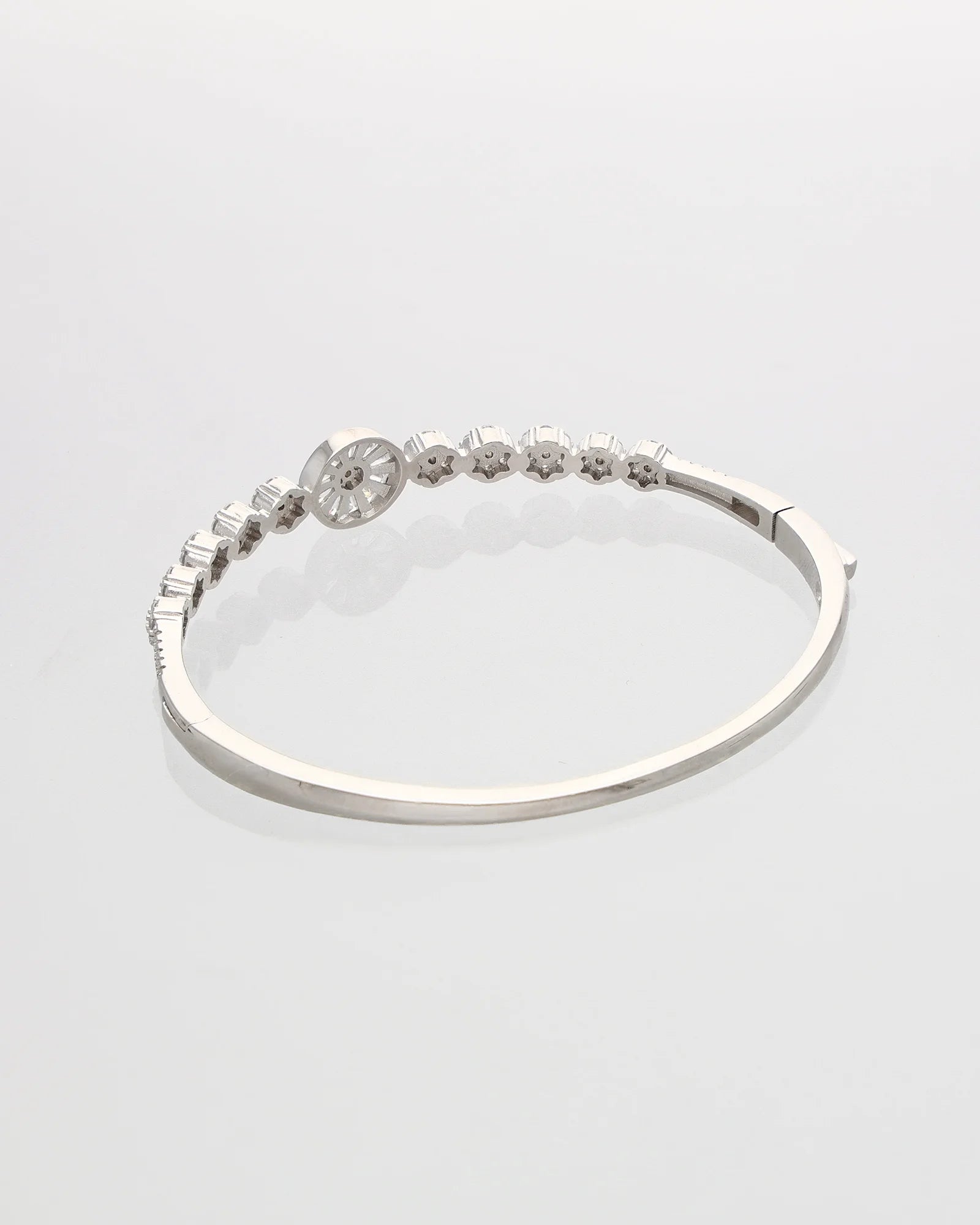 Floral Kada in 92.5 Silver